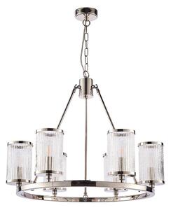 Endon 74128 - Luster na reťazi EASTON 6xE14/6W/230V lesklý chróm