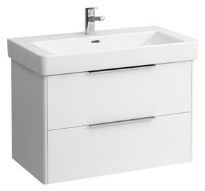 Kúpeľňová skrinka pod umývadlo Laufen Base 81x53x44 cm biela lesk H4023921102611