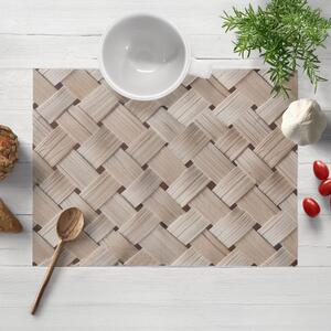 Biante Dekoračné prestieranie na stôl Terra TRA-002 Béžový pletený vzor 30x40 cm