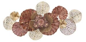 Kovová závesná dekorácia Mauro Ferretti Flowery, 118 x 58 cm