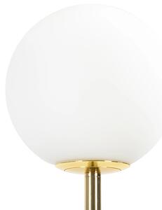 Toolight - Stojacia lampa Sphera - zlatá - 392229