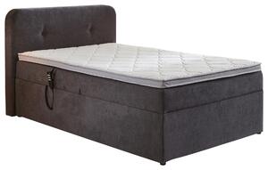 BOXSPRINGOVÁ POSTEĽ, 100/200 cm, sivá Livetastic - Online Only spálne, Online Only