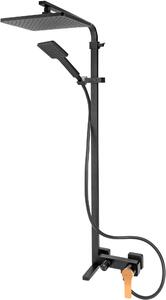 FDesign Seppia súprava vaňová/sprchová nástenná čierna FD1-SPA-7USET-25