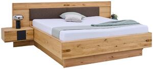 POSTEĽ S NOČNÝMI STOLÍKMI, 180/200 cm, dub bianco Linea Natura - Postele