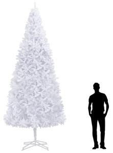 Umelý vianočný stromček 400 cm, biely