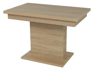 Jedálenský stôl SHIDA 2 dub sonoma, šírka 110 cm, rozkladací