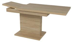 Jedálenský stôl SHIDA 2 dub sonoma, šírka 110 cm, rozkladací