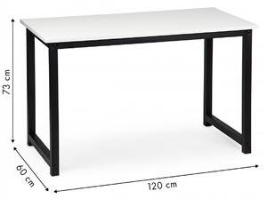 MODERNHOME Písací stôl Max čierno-biely