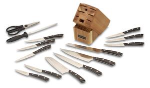 ECHTWERK Blok na nože so súpravou nožov Premium, 15-dielna (100339413)