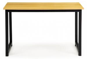 MODERNHOME Písací stôl Max hnedo-čierny