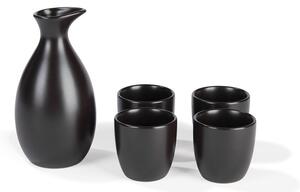 Ernesto® Sake súprava, 5-dielna (čierna) (100351881)