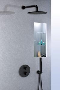 Paffoni Light sprchová súprava podomietková s termostatom áno WARIANT-čiernaU-OLTENS | SZCZEGOLY-čiernaU-GROHE | čierna LIQ018ZSC2A.NO