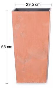 Plastový kvetináč DURS300E 30 cm - terakota