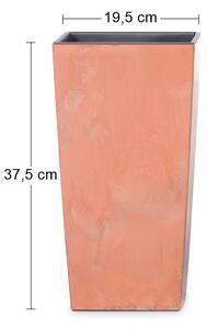 Plastový kvetináč DURS200E 20 cm - terakota