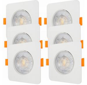 ECOLIGHT 6x halogénové LED stropné zapustené CCT svietidlo