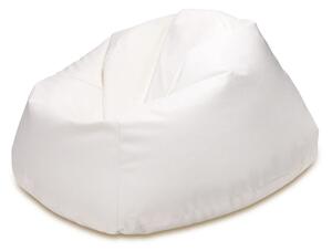 INTERMEDIC SK - Sedací vak MAXI 140x70 cm | extra veľký vak na sedenie a ležanie, 570 l Farba: E01 - Biela (ekokoža)