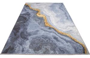 Koberec MILANO 40011-01 sivý / zlatý