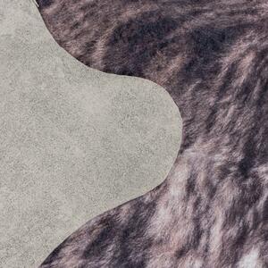 Ayyildiz koberce Kusový koberec Etosha 4113 brown (tvar kožušiny) - 100x135 tvar kožešiny cm