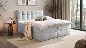 AMERICKÁ POSTEĽ, 180/200 cm, svetlosivá Boxxx - Online Only spálne, Online Only