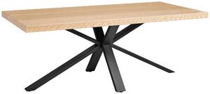 JEDÁLENSKÝ STÔL, dub, prírodná farba, čierna, 200/100/76 cm MID.YOU - Online Only jedálne, Online Only