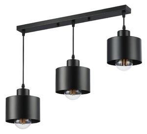 Luster na lanku 3xE27/35W/230V čierna