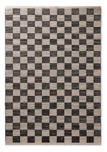 Čierny/krémovobiely obojstranný/ručne tkaný koberec s prímesou juty 120x170 cm Rex – Hanse Home