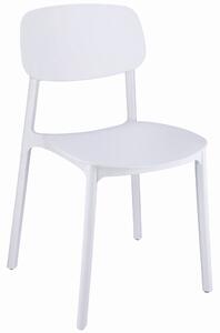 Dekorstudio Dekorstudio Plastová stolička LARA biela
