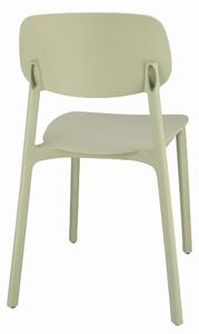Dekorstudio Plastová stolička LARA šalviovozelená