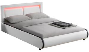 Čalúnená posteľ Murcia 140 x 200 cm – biela