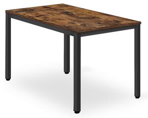 Jedálenský stôl Tessa - rustikálna/čierna