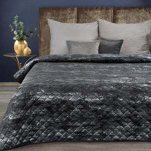 Dekorstudio Zamatový prehoz na posteľ BLINK 3 v čiernej farbe Rozmer prehozu (šírka x dĺžka): 170x210cm