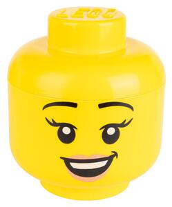 Úložný box v tvare hlavy Lego (Happy Girl) (100349616)