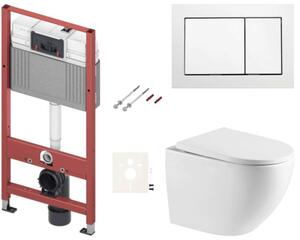 Závesný WC set do ľahkých stien / predstenová SAT SIKOTSREX67400