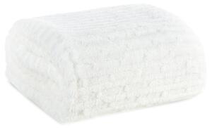 Mäkká biela deka LISA 70x160 cm
