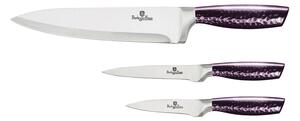 BERLINGERHAUS Sada nožov nerez 3 ks Purple Eclipse Collection BH-2675