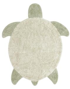 Lorena Canals , Detský kusový koberec Sea Turtle, 130x130, zelená, detská izba