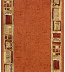 Associated Weavers , Protišmykový behúň na mieru Jena 84, šíre 67 cm, oranžová, chodba / predsieň