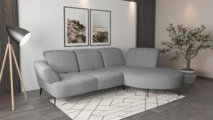 ROHOVÁ SEDAČKA, textil, sivá Sit & More - Sedačky, Online Only