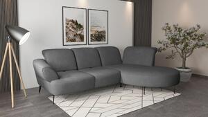 ROHOVÁ SEDAČKA, textil, tmavosivá Sit & More - Sedačky, Online Only