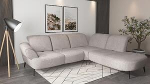 ROHOVÁ SEDAČKA, textil, strieborná Sit & More - Sedačky, Online Only