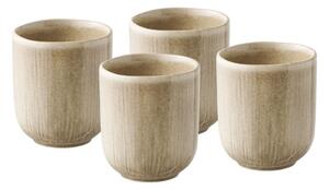 Béžové kameninové šálky v súprave 4 ks 360 ml Viola – House Nordic