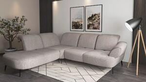 ROHOVÁ SEDAČKA, textil, strieborná Sit & More - Sedačky, Online Only