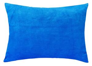 XPOSE® Mikroplyšová obliečka na vankúš - modrá 40x60 cm