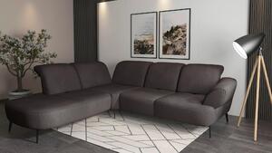 ROHOVÁ SEDAČKA, textil, grafitová Sit & More - Sedačky, Online Only