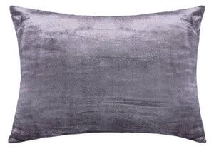 XPOSE® Mikroplyšová obliečka na vankúš - tmavo sivá 50x70 cm