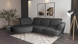 ROHOVÁ SEDAČKA, textil, tmavosivá Sit & More - Sedačky, Online Only