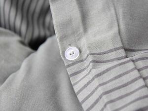 XPOSE® Francúzske bavlnené obliečky VLADIMÍRA - čierne/sivé