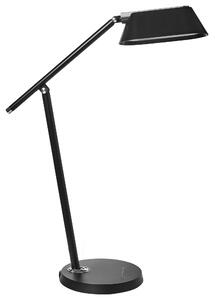 Stolná LED lampa čierna syntetický materiál so stmievačom a časovačom dotyková nastaviteľná moderná kancelária