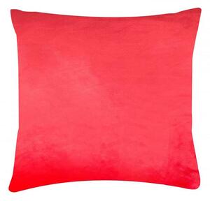 XPOSE® Mikroplyšová obliečka na vankúš - červená 40x40 cm