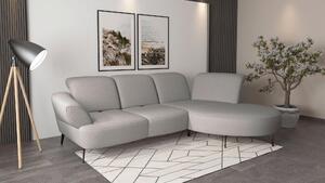 ROHOVÁ SEDAČKA, textil, svetlosivá Sit & More - Sedačky, Online Only